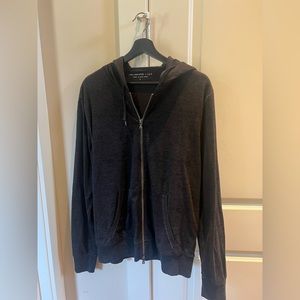 Men’s size large John Varvatos zip up hoodie!